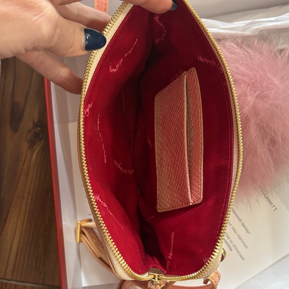 Hammitt Tony Small crossbody bag Sunset color brushed gold hardware New in box - Picture 5 of 10